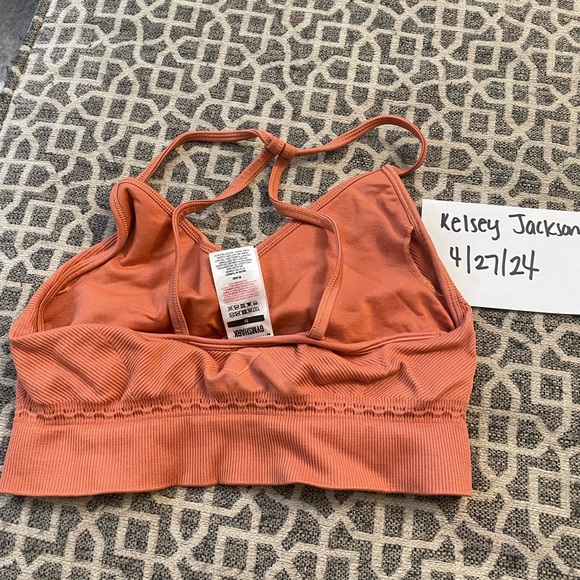 Orange Gymshark sports bra - Picture 2 of 3